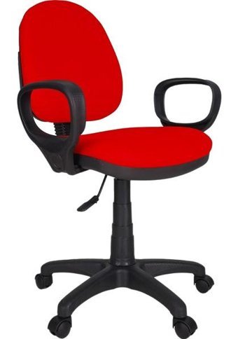 Gizmo FK1500 Kolçaklı Dönerli Kırmızı Çalışma Sandalyesi