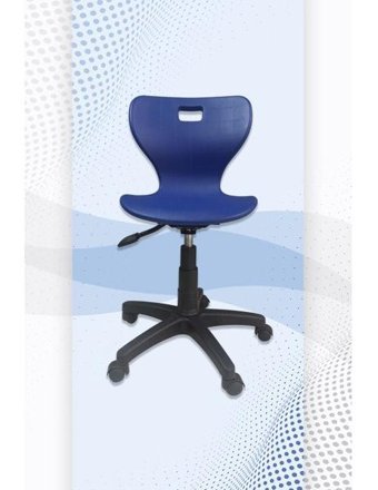 Obc Ofis Büro Concept Dönerli Mavi Çalışma Sandalyesi