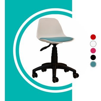 Karr Office Dönerli Beyaz Çalışma Sandalyesi