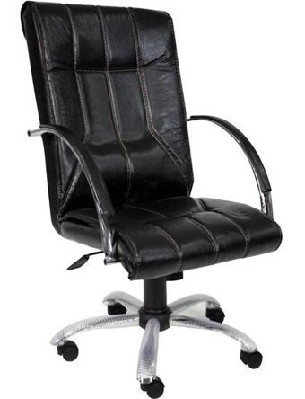 Eddie V-686 Kolçaklı Dönerli Siyah Çalışma Sandalyesi