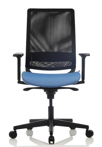 Bürosit Reflex 9 Kolçaklı Dönerli Mavi-Siyah Çalışma Sandalyesi