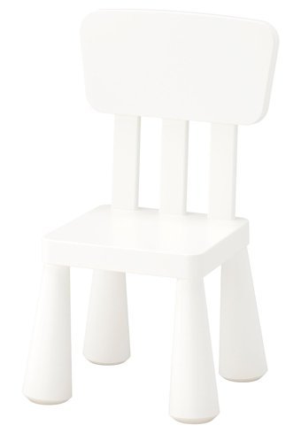 Ikea Mammut Beyaz Çalışma Sandalyesi
