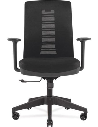 Bubu Home Colbest 04 Kolçaklı Dönerli Siyah Çalışma Sandalyesi