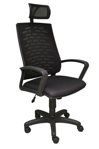 Obc Ofis Büro Concept Defne Başlıklı Kolçaklı Dönerli Siyah Çalışma Sandalyesi