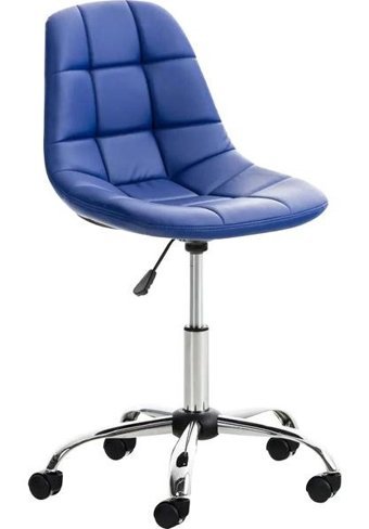 Desk Ofis Zena Dönerli Mavi Çalışma Sandalyesi