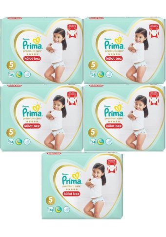 Prima Premium Care 5 Numara Külot Bebek Bezi 170 Adet