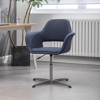 Fcvgybh Kolçaklı Dönerli Ergonomik Beyaz Çalışma Sandalyesi