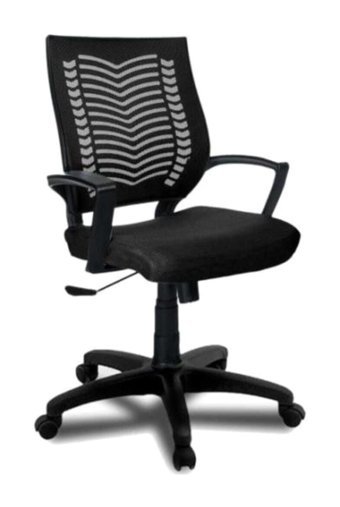 Hamle Ofis H70 Kolçaklı Dönerli Siyah Çalışma Sandalyesi