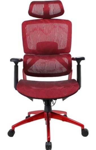 Rampage GM-77 Başlıklı Kolçaklı Dönerli Kırmızı Çalışma Sandalyesi