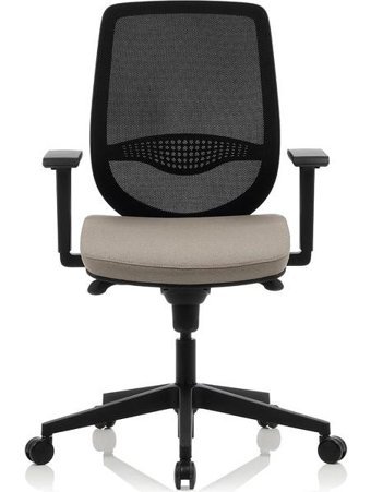 Bürosit Rhyme Kolçaklı Dönerli Gri Çalışma Sandalyesi
