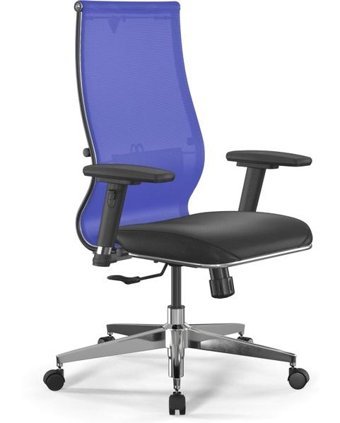 Ergolife 1226125 Kolçaklı Dönerli Gri-Mavi-Siyah Çalışma Sandalyesi