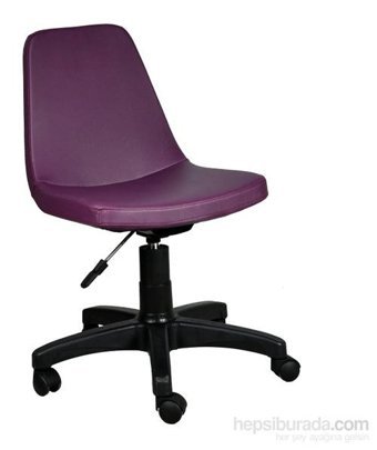 Bürocci Julia 2019F0124 Dönerli Mor Çalışma Sandalyesi