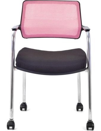 Eddie Rauna Kolçaklı Pembe Çalışma Sandalyesi