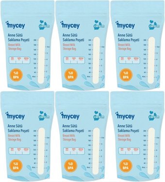 Mycey 6x25'li Süt Saklama Poşeti