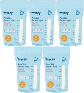Mycey 5x25'li Süt Saklama Poşeti
