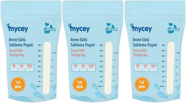 Mycey 3x25'li Süt Saklama Poşeti