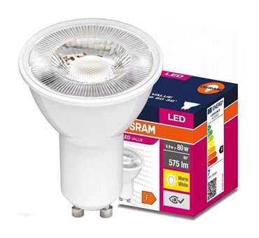 Osram Ledvalue 6,9w(80w) Par16 Led Spot Ampul Sarı 3000k - Gu10 Duy