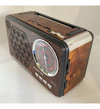 Everton Rt-715 Radyolu Işıklı Taşınabilir Ahşap Bluetooth Kulaklık