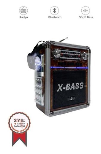 Torima Ktf-1491 5 W Radyolu Işıklı Taşınabilir Siyah Bluetooth Kulaklık