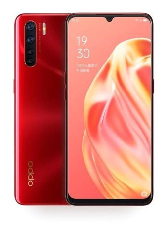 Oppo A91 128 GB Hafıza 8 GB Ram 6.4 inç 48 MP AMOLED Ekran Android Akıllı Cep Telefonu Kırmızı