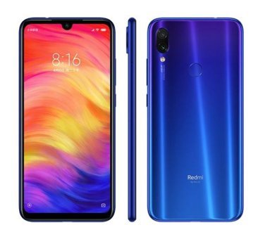 Xiaomi Redmi Note 7 64 GB Hafıza 6 GB Ram 6.3 inç 48 MP Çift Hatlı IPS LCD Ekran Android Akıllı Cep Telefonu Mavi