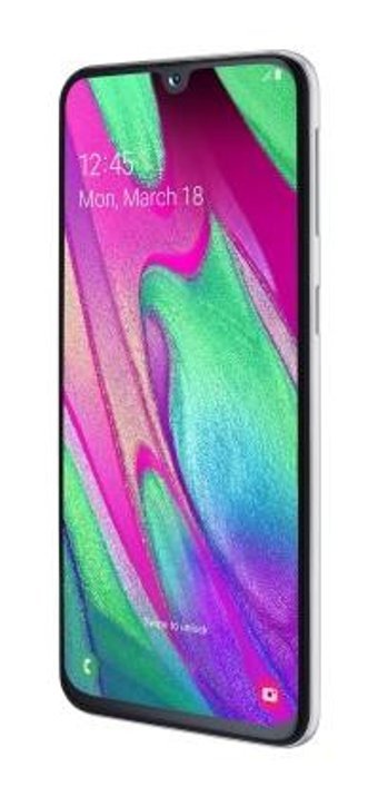 Samsung Galaxy A40 64 GB Hafıza 4 GB Ram 5.9 inç 16 MP Çift Hatlı Super AMOLED Ekran Android Akıllı Cep Telefonu Beyaz