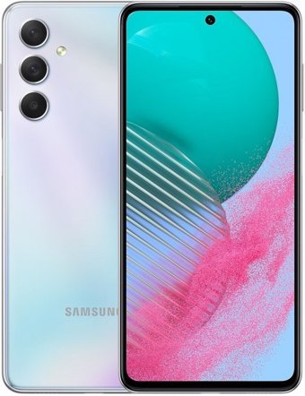 Samsung Galaxy M54 128 GB Hafıza 8 GB Ram 6.7 inç 108 MP Çift Hatlı Super AMOLED Ekran Android Akıllı Cep Telefonu Gümüş