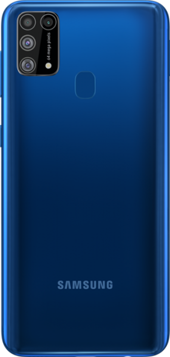Samsung Galaxy M31 128 GB Hafıza 6 GB Ram 6.4 inç 64 MP Çift Hatlı Super AMOLED Ekran Android Akıllı Cep Telefonu Mavi