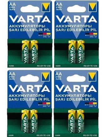 Varta 56706 1.2 V 2100 mAh Ni-Mh AA / Kalem Şarjlı Pil 8'li