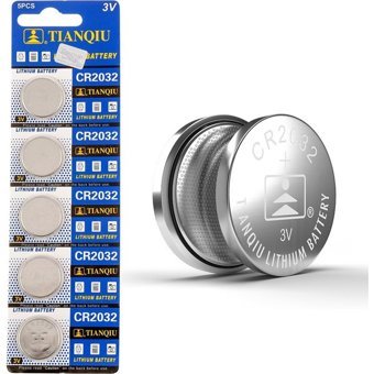 Tianqiu CR2032 3 V Lityum Düğme Pil 5'li