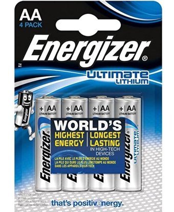 Energizer E91 1.5 V Lityum AA / Kalem Pil 4'lü