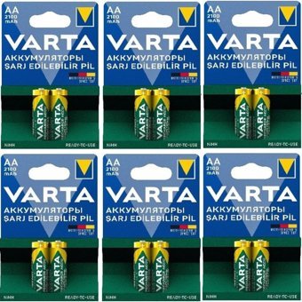 Varta 56706 1.2 V 2100 mAh Ni-Mh AA / Kalem Şarjlı Pil 12'li