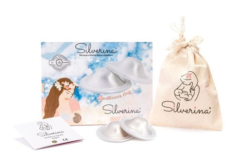 Silverina Gümüş Göğüs Ucu koruyucusu 2'li