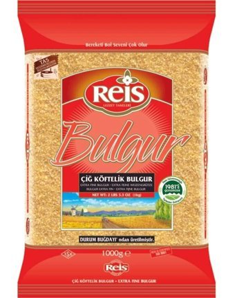Reis Çiğ Köftelik Bulgur 3x1 kg