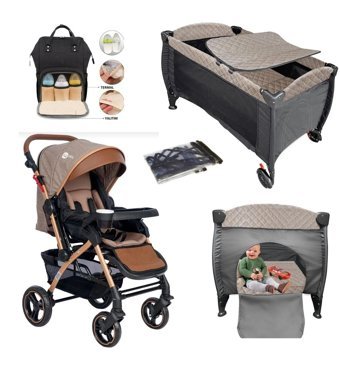 4Kids Alüminyum 15 kg Kapasiteli Ayarlanabilir Katlanabilir 70x110 cm Park Yatak
