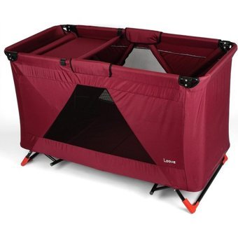 Lio Shoes Motee 30 kg Kapasiteli Ayarlanabilir Katlanabilir 70x110 cm Park Yatak Bordo