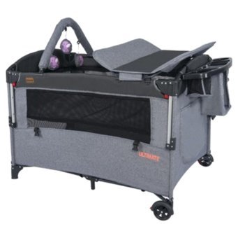 Maccon Baby Alüminyum 15 kg Kapasiteli Ayarlanabilir Katlanabilir 70x110 cm Sallanan Anne Yanı Park Yatak