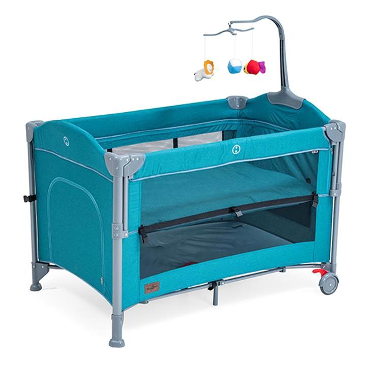 Baby2Go 2254 Alüminyum 25 kg Kapasiteli Ayarlanabilir Katlanabilir 70x110 cm Anne Yanı Park Yatak