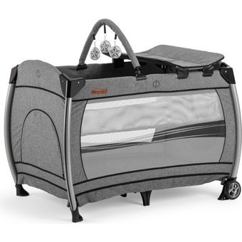 Safe Line 35 kg Kapasiteli Ayarlanabilir Katlanabilir 70x110 cm Park Yatak Gri