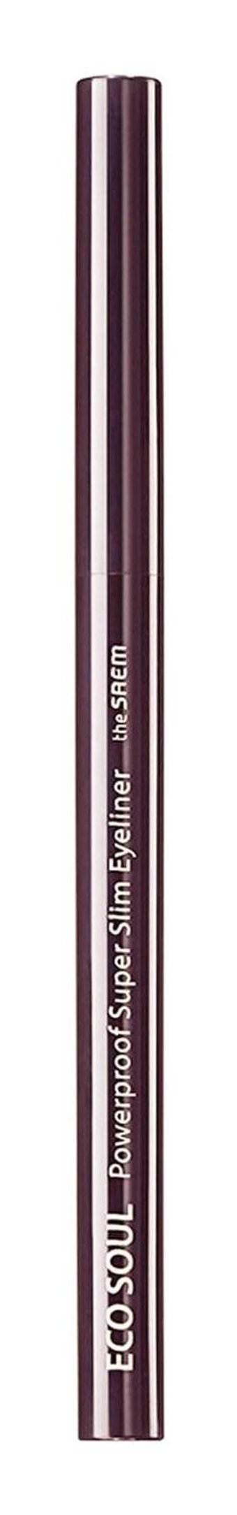 The Saem Eco Soul Powerproof Super Slim Asansörlü Mat Akmayan Thrill Brown Göz Kalemi