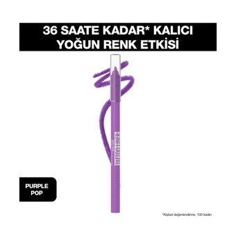 Maybelline New York Tattoo Liner Asansörlü Mat Akmayan Purple Göz Kalemi