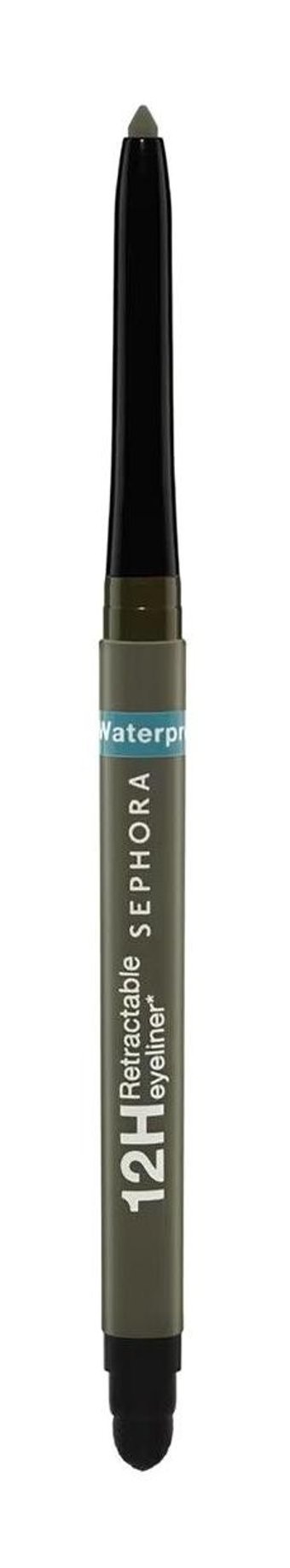 Sephora Waterproof 12h Retractable Asansörlü Işıltılı Akmayan Olive Green Göz Kalemi