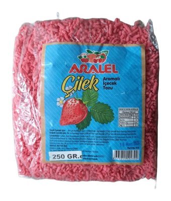 Aralel Çilek Aromalı İçecek Tozu 250 gr