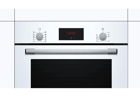 Bosch HBF512BW1T 66 lt Dijital Modern Elektrikli Ankastre Fırın Beyaz