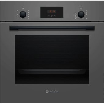Bosch HBF512BH1T 66 lt A Enerji Sınıfı Dijital Modern Elektrikli Tam Boy Ankastre Fırın Antrasit