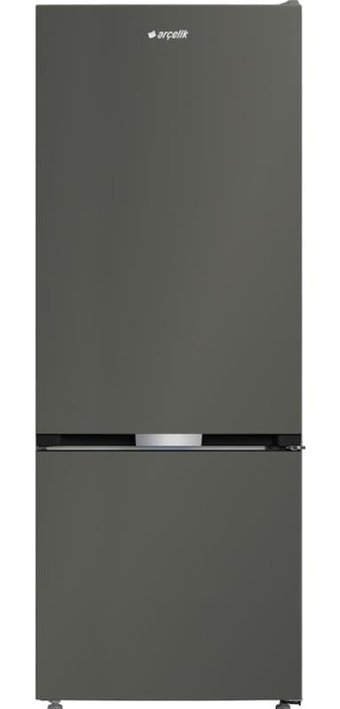 Arçelik 270475 MG Çift Kapılı No Frost E Enerji Sınıfı 475 lt Gri Alttan Donduruculu Kombi Tipi Buzdolabı