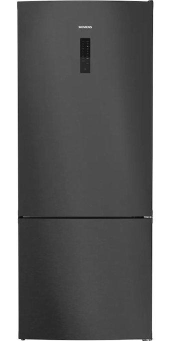 Siemens iQ500 KG76NCXE0N Çift Kapılı No Frost E Enerji Sınıfı 526 lt Siyah Alttan Donduruculu Kombi Tipi Buzdolabı