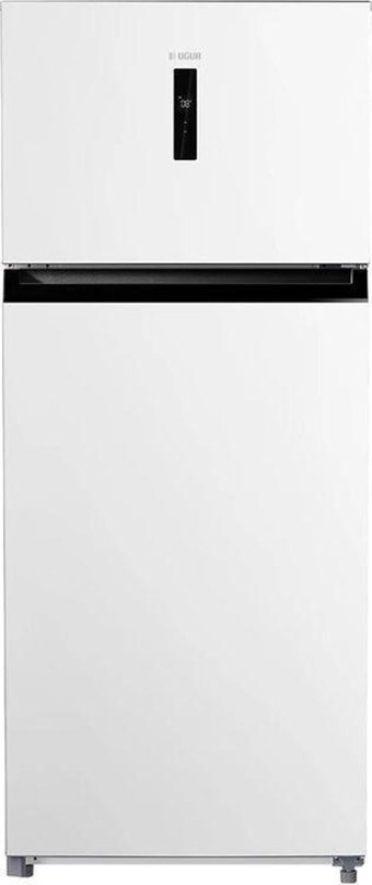 Uğur UES 470 D2K NF DGT R65 Çift Kapılı No Frost E Enerji Sınıfı 463 lt Beyaz Üstten Donduruculu Kombi Tipi Buzdolabı