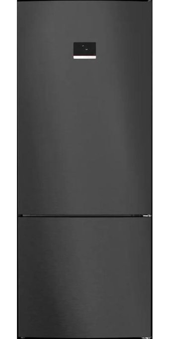 Bosch KGN76CXE0N Serie 6 Çift Kapılı No Frost E Enerji Sınıfı 526 lt Siyah Alttan Donduruculu Kombi Tipi Buzdolabı