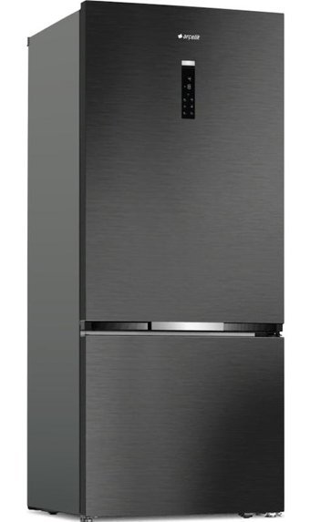 Arçelik 278551 EDI Çift Kapılı No Frost D Enerji Sınıfı 551 lt Antrasit Alttan Donduruculu Kombi Tipi Buzdolabı